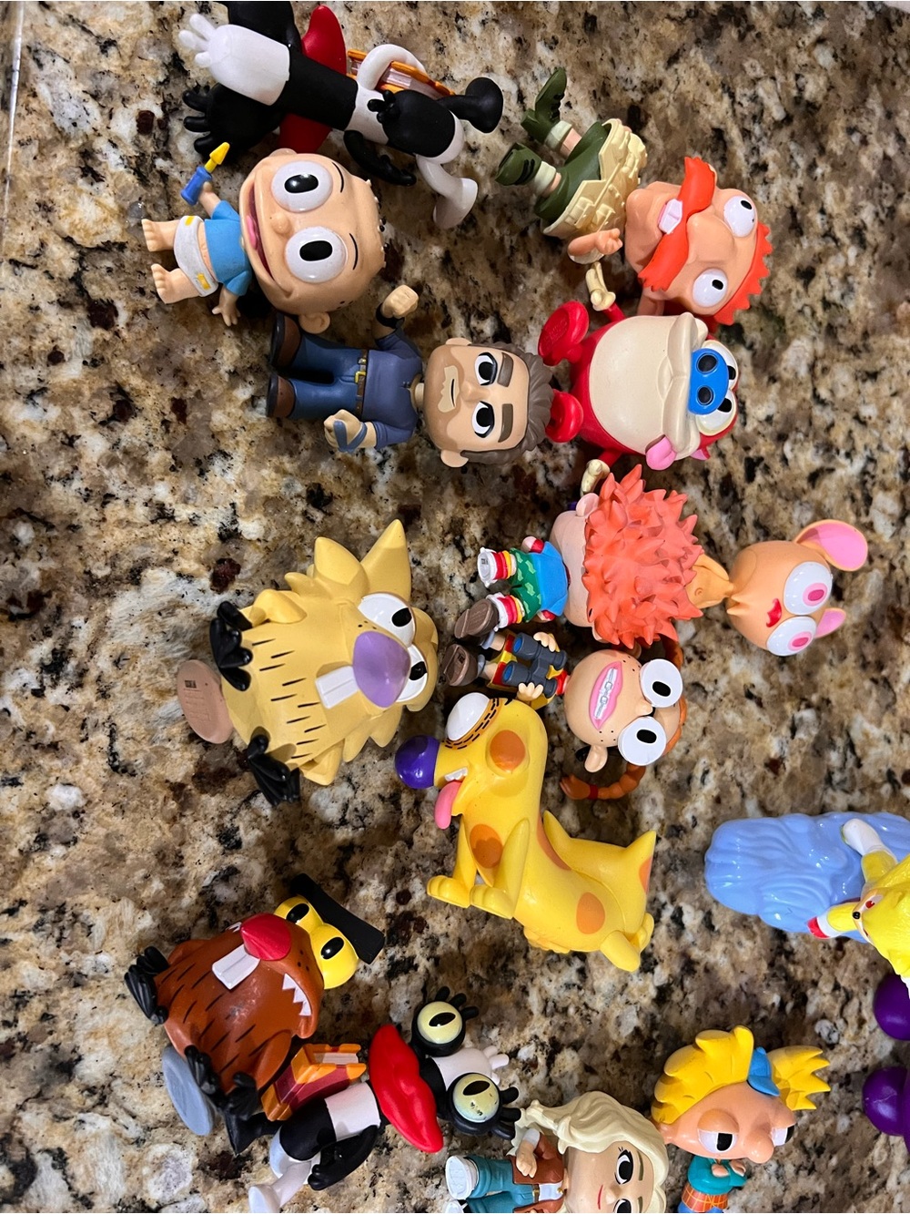 Assorted Colorful Kids Cartoon Collectible Toy Figures - Mixed Pack
